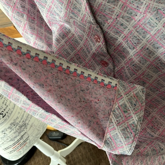 Nancy G 1970’s dress with pointed collar - Picture 6 of 12